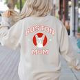 Boston Terrier Mom Dog Mother Women's Sweatshirt Back Print Sand