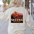 Sedona s Sedona Arizona Shirts T-Shirt Women's Sweatshirt Back Print Sand