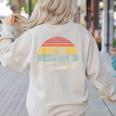 Vintage Retro The Pool Boy Women's Sweatshirt Back Print Sand
