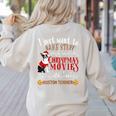 Watch Christmas Movies With My Boston Terrier Bostie Women's Sweatshirt Back Print Sand