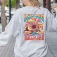 Sedona Arizona Nature Hiking Mountains Outdoors Vintage Women's Sweatshirt Back Print Ash