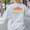 Vintage Retro The Pool Boy Women's Sweatshirt Back Print Ash