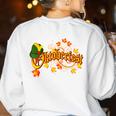 Oktoberfest German Beer Festival October Women's Sweatshirt Back Print White