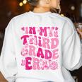 In My Third Grade Era Teachers Women Back To School Girls Women&#x27;s Sweatshirt Back Print White
