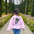 Cool Saint Patrick's Boston Terrier T Shirt For Dogs Lovers Women's Sweatshirt Back Print Light Pink