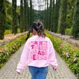 In My Third Grade Era Teachers Women Back To School Girls Women&#x27;s Sweatshirt Back Print Light Pink