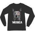 4th July Blue Heeler Dog Merica Patriotic USA Flag Cute Unisex Long Sleeve T-Shirt, trending gift
