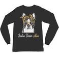Birthday And Mother's Day -Boston Terrier Mom Unisex Long Sleeve T-Shirt, trending gift