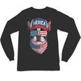 Boston Terrier 4th Of July US Merica Bostie Dog Patriotic For Men Women Kids Unisex Long Sleeve T-Shirt, trending gift