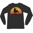 Boston Terrier Bostie Sunset Retro Dog Pet Mom Dad Unisex Long Sleeve T-Shirt, trending gift