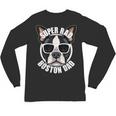 Boston Terrier Dad Father’s Day Dog Dad Men’s Unisex Long Sleeve T-Shirt, trending gift