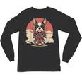 Boston Terrier Dog Japanese Style Samurai Dogs Unisex Long Sleeve T-Shirt, trending gift