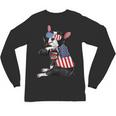 Boston Terrier Dog Merica 4th Of July Usa American Flag Men Unisex Long Sleeve T-Shirt, trending gift