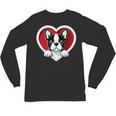Boston Terrier Heart Cute Puppy Lover Or Dog Owner Unisex Long Sleeve T-Shirt, trending gift
