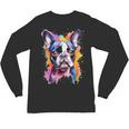Boston Terrier Lover Pop Art Color Boston Terrier Dog For Men Women Girls Kids Unisex Long Sleeve T-Shirt, trending gift
