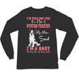 Boston Terrier Mom American Gentleman Dog Lover Mother's Day Unisex Long Sleeve T-Shirt, trending gift