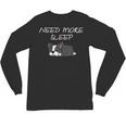 Boston Terrier Puppy Need More Sleep Pajama For Bedtime Unisex Long Sleeve T-Shirt, trending gift