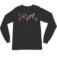 Boston Terrier Tie Dye Heartbeat Love Dog Men Women Unisex Long Sleeve T-Shirt, trending gift