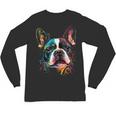 Cute Boston Terrier Puppy Dog Art Lover Unique Painting For Men Women Kids Unisex Long Sleeve T-Shirt, trending gift