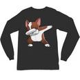 Dabbing Red Boston Terrier Dab Dance Dog Men Women Kids Unisex Long Sleeve T-Shirt, trending gift