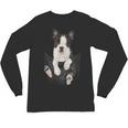 Dog Lovers Boston Terrier In Pocket Dog Face For Men Women Kids Unisex Long Sleeve T-Shirt, trending gift