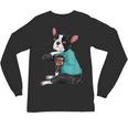 Father's Day Gift Dog Dad Boston Terrier i Love Dad Tattoo Unisex Long Sleeve T-Shirt, trending gift