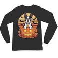 Halloween Retro Boston Terrier Unisex Long Sleeve T-Shirt, trending gift