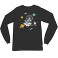 Kawaii Kids & Boys Astronaut Space Boston Terrier Dog Lover Unisex Long Sleeve T-Shirt, trending gift