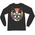 Retro Sunset Sunglasses Boston Terrier Boston Bull Bostie Unisex Long Sleeve T-Shirt, trending gift