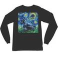 Scottish Terrier Starry Night Scotty Dog Art By Aja Unisex Long Sleeve T-Shirt, trending gift