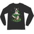 St Patrick's Day Leprechaun Boston Terrier Dog Shamrock For Men Women Kids Unisex Long Sleeve T-Shirt, trending gift