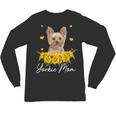 Sunflower Yorkie Mom Dog Lover Unisex Long Sleeve T-Shirt, trending gift