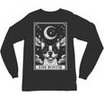 Tarot Card Vintage Crescent Moon Boston Terrier Dog Mom Unisex Long Sleeve T-Shirt, trending gift