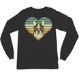 Vintage American Boston Terrier Lovers Valentine's Day Unisex Long Sleeve T-Shirt, trending gift