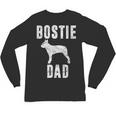 Vintage Boston Terrier Dad Dog Daddy Bostie Father Unisex Long Sleeve T-Shirt, trending gift