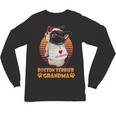 Vintage Boston Terrier Grandma Wear Sunglasses Dog Lover Men Women Girls Kids Unisex Long Sleeve T-Shirt, trending gift