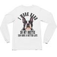 Bostie Mama Dog Dad Boston Terrier For Men Women Unisex Long Sleeve T-Shirt, trending gift