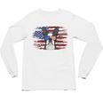Boston Terrier Dad American Flag 4th Of July Dog Fathers Day Unisex Long Sleeve T-Shirt, trending gift