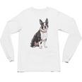 Boston Terrier Dog Dad Boston Terrier Dog Lovers Unisex Long Sleeve T-Shirt, trending gift