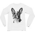 Boston Terrier Dog Motif Pet Illustration Boston Terrier For Men Women Kids Unisex Long Sleeve T-Shirt, trending gift