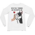 Boston Terrier Grandma Mother's Day Dog Mom Unisex Long Sleeve T-Shirt, trending gift