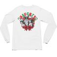 Boston Terrier Santa Claus Elf Reindeer Christmas Dog X-Mas Unisex Long Sleeve T-Shirt, trending gift