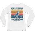 Dog Boston Terrier Mom Vintage Boston Terrier Mom Unisex Long Sleeve T-Shirt, trending gift