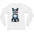 USA Flag Boston Terrier Best Dog Mom Ever 2025 Unisex Long Sleeve T-Shirt, trending gift