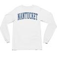 Varsity Grey Nantucket Unisex Long Sleeve T-Shirt, trending gift