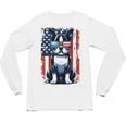 Vintage Boston Terrier Dog American US USA Flag Pets Dogs Unisex Long Sleeve T-Shirt, trending gift