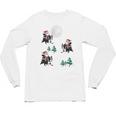 Xmas Tree Santa Riding Boston Terrier Christmas Unisex Long Sleeve T-Shirt, trending gift