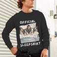 Boston Terrier Dog Official Sleepshirt Pajamas Nightgown Men Women Girls Kids Unisex Long Sleeve T-Shirt, gift for family, gift for coworker