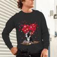 Boston Terrier Lover Heart Shape Boston Terrier Valentine Unisex Long Sleeve T-Shirt, gift for family, gift for coworker
