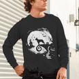 Boston Terrier And Moon Halloween Costume Dog Lover Unisex Long Sleeve T-Shirt, gift for family, gift for coworker